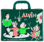 "ALVIN AND THE CHIPMUNKS LUNCH KIT" VINYL LUNCHBOX.