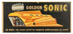 "GOLDEN SONIC REMOTE CONTROL TOY."