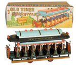 "OLD TIMER STREETCAR" FRICTION TOY.