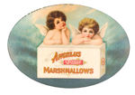 "ANGELUS MARSHMALLOWS" PAIR OF ANGELS & PACKAGE MIRROR.