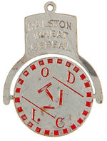 TOM MIX COLLECTION OF EIGHT RALSTON RADIO PREMIUMS FROM 1933-1947.