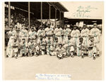 PUERTO RICAN BASEBALL TEAM “CAGUAS CRIOLLAS” 1947-48 PHOTO SIGNED BY ENTIRE TEAM.