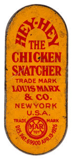 "HEY HEY THE CHICKEN SNATCHER" 1920s MARX WIND-UP TOY.