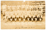 NEGRO LEAGUE “ST. LOUIS STARS” 1926 REAL PHOTO POSTCARD WITH COOL PAPA BELL.