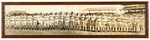 1925 ST. LOUIS CARDINALS FRAMED PANORAMIC VINTAGE TEAM PHOTO WITH ROGERS HORNSBY.