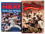 BASEBALL HALL OF FAME MEMBERS SIGNED BOOK LOT.