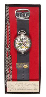 "MICKEY AND MINNIE MOUSE BOXED WATCH/POCKET WATCH."