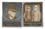 "HOPALONG CASSIDY" SCARCE "FOIL" GUM CARDS.