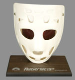 “FRIDAY THE 13TH” JASON VOORHEES HOCKEY MASK VIDEO RELEASE DISPLAY.