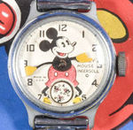 "INGERSOLL MICKEY MOUSE WRIST WATCH" BOXED 1935 VERSION.