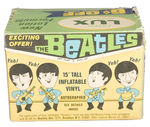 BOXED LUX SOAP WITH "THE BEATLES" INFLATABLE VINYL DOLL OFFER.