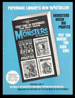 TRADE PUBLICATION WITH BOUND-IN AURORA WINDOW BANNER FOR KING KONG/GODZILLA MODEL KITS.