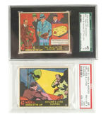 "G-MEN & HEROES OF THE LAW" GUM CARD LOT.
