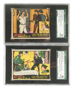 "G-MEN & HEROES OF THE LAW" GRADED STRIP CARDS.