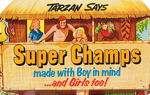 TARZAN "SUPER CHAMPS" KEDS SNEAKER STORE DISPLAY.