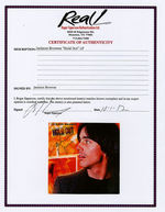JACKSON BROWNE SIGNED "HOLD OUT" ALBUM.