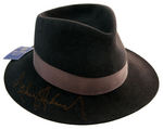 MICHAEL JACKSON PERSONALLY OWNED AND SIGNED FEDORA HAT.