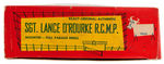 "SGT. LANCE O'ROURKE R.C.M.P." FULL SIZE HARTLAND FIGURE BOXED.