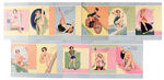SALESMENS SAMPLE CALENDAR FOLDER FEATURING EARLY DR. SEUSS AND ENOCH BOLLES PIN-UP ART.