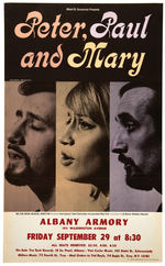 PETER, PAUL AND MARY CONCERT POSTER.