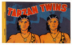 "TARZAN TWINS" WHITMAN FILE COPY PREMIUM BOOK.