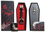 “DRACULA” LIMITED EDITION FOSSIL WATCH IN COFFIN CASE.