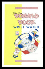 "THE NEW DONALD DUCK WRIST WATCH" BOX LID PROOF SHEET.