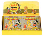 DISNEY "PAAS EASTER PARADE" STORE DISPLAY WITH TRANSFERS.
