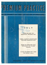 “PREMIUM PRACTICE” 1933 BOUND VOLUME SPOTLIGHTING EINSON-FREEMAN MASKS.