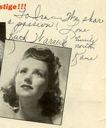 "ORSON WELLES CITIZEN KANE" PROGRAM AND PRESS BOOK AUTOGRAPHED BY CO-STAR RUTH WARRICK.