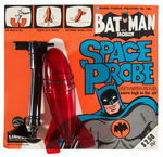 “BATMAN AND ROBIN SPACE PROBE” WATER ROCKET ON CARD.