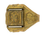 CAPTAIN MIDNIGHT SECRET COMPARTMENT RING ALSO ISSUED AS KIX PILOT'S RING.