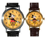 MICKEY MOUSE 60TH ANNIVERSARY WATCH SET/DISPLAY SIGN BY LORUS.