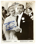 ASTAIRE & ROGERS SIGNED PUBLICITY STILL.