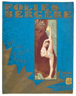 “FOLIES BERGERE” 1929 DIE-CUT PROGRAM.