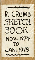 “R. CRUMB SKETCH BOOK” SEALED FIRST VOLUME.