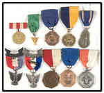 BOY SCOUT MEDAL COLLECTION FROM WWII 1945 AND NEWER.