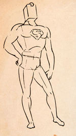 FLEISCHER SUPERMAN "LOIS LANE" ORIGINAL STUDIO-USED MODEL SHEET.