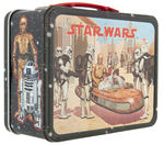"STAR WARS" METAL LUNCHBOX PAIR (BAND VARIETY - ONE UNUSED WITH THERMOS).