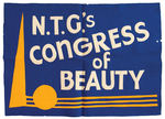 NYWF 1939 “N.T.G.’s CONGRESS OF BEAUTY” BANNER.
