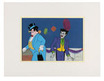 "THE NEW ADVENTURES OF BATMAN" ANIMATION CEL FEATURING THE PENGUIN & THE JOKER.