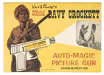 "DAVY CROCKETT AUTO-MAGIC PICTURE GUN" BOXED SET.