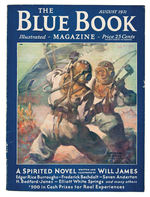 "AMAZING STORIES" & "BLUE BOOK MAGAZINE" PULP MAGAZINE LOT WITH SPECIAL SUBSCRIPTION OFFER COUPON.