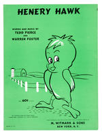 WARNER BROTHERS ANIMATED CHARACTERS SHEET MUSIC - LOT OF 12.