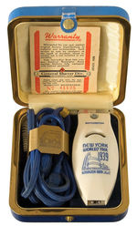 NYWF 1939 REMINGTON ELECTRIC RAZOR COMPLETE WITH CORD AND CASE.