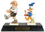 “TWO LITTLE DRUMMERS” BOXED GOEBEL SET FEATURING DONALD DUCK.