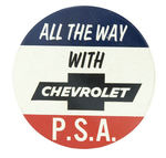 "ALL THE WAY WITH CHEVROLET P.S.A."