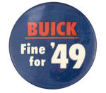 "BUICK FINE FOR '49."