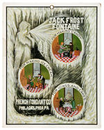 "JACK FROST FONTAINE" STORE SIGN.