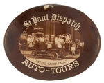 “ST. PAUL DISPATCH” SHOWING REAL PHOTO OF EARLY TOURIST BUS FROM HAKE COLLECTION.
